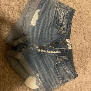 We The Free Distressed Blue Jean Shorts